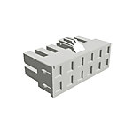 コネクタハウジング オス 12極 2列 6.5mm Power Double Lockシリーズ