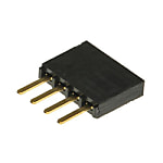 Samtec 基板ソケット SSW シリーズ 2.54mm 4 極 1 列 ストレート