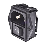 TE Connectivity IECフィルタ（オス/C14/フランジマウン）