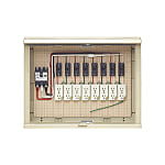 屋外電力用仮設ボックス （漏電しゃ断器・分岐ブレーカ・コンセント内蔵） ELB組込品