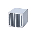 Heatsink LSI V, for Forced Air-Cooled, Hollow, Aluminum Extrusion Type (With Clear Anodizing)