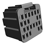 コネクタハウジング MULTILOCK 040 Pair Mateシリーズ オス 4列 22極