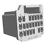 電線対基板 ハウジング 22極 2.5mm 3列 ストレート Multilock 040シリーズ