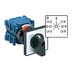 Voltmeter changeover switch 360 °