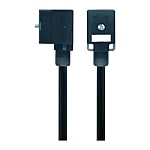 Single-ended Cordset, Female, Valve BI, Angled