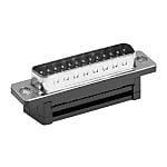 D-SUB pin strip 180 °, with cut & clip connection