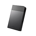 ポータブルHDD USB3.1（Gen1） 耐衝撃 ブラック