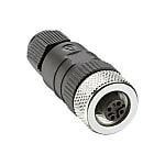 Electric coupler, connectable M12
