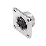 M16 flange socket, 6-pin