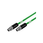 Sensor / actuator connector (pre-fab) M12 Plug, straight