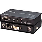USB DVI HDBaseT ミニKVM エクステンダー（1920×1200@100m）