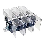 CTEPカバー付きレール式組端子台 CTLシリーズ 六角ボルト