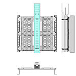 IPDS40 基本ユニット 分岐両側配置（400Aタイプ）