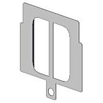 SLS-IP ステンレス製ルーバー IP55用アダプタ