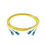 SPX 両端光コネクタ付メガネコード（2心）