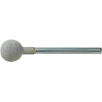 Mounted Points - Ball Bit, Rubber Grindstone with Shank
