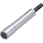 電動ドライバーソケット 花形口径（充電工具:18V対応）