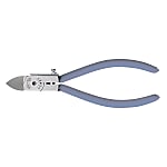 Wire Cutters - Plastic Cutting with Stopper, Round Blade, 160SG-125
