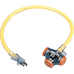 2P Extension Cord with Grounding for Outdoors (Short Power Outlet)