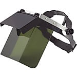 遮光二重防災面（直かぶり型・ヘルメット取付型）