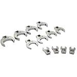 Wrenches - Crowfoot, Tight-Clearance, Nickel Chrome Plated, VC