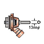 電気ドリル用 吸塵ストレートシャンク L