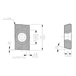 プロエンドミル適用チップ
