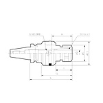 3LOCKゼロフィット型スリムチャック MBT40