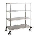Stainless steel wagon C4 type solid cart (SUS304)