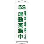 Banner "5S Exercise in Progress: Seiri (orderliness), Seiton (tidiness), Seiketsu (cleanliness), Seiso (cleaning), and Shitsuke (good manners)" Hanger 43