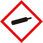 GHS Label GHS-5 Gas Cylinder