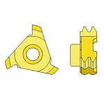 G 55° 仕上げ刃付チップ