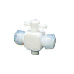 ふっ素樹脂（PTFE）  二方バルブ接続型
