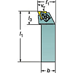 外径旋削 - ネガ・チップ用バイト シャンクバイト コロターン RC ダブルクランプ DTFNR/L