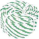 標識ロープ 3つ打タイプ 白／緑
