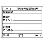 危険予知活動ボード（屋外用防雨型）