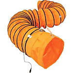 フレキシブルダクト（防爆用両端アースクリップ付） しぼりひも付タイプ