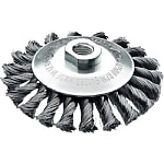 ノットベベルブラシ 高張度鋼線,最高使用回転数（rpm）：12500