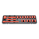 Insulated Ratchet Wrench Set 3/8 sq