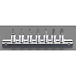 1/4"sq 7個組[Bore・Torx]ビットソケット