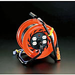 AC125V/15A/30m コンセント固定リール(元置型)