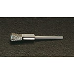 8mm/3.0mm軸 エンド型軸付ブラシ(ステンレス製)