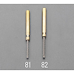 2.5mm/6mm 軸付ステンレスロープブラシ
