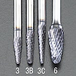 3x 13mm/3mm軸 [Coated]超硬バー