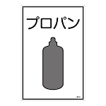 ガス名標識板