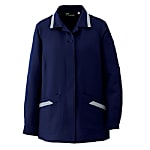 ミドリ安全 女性用 作業服 秋冬 長袖 スモック 帯電防止 VEL57 上 9号