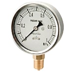 グリセリン入り圧力計（汎用品・75Φ） 直径75mm