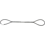 JIS玉掛ワイヤ O/O ワイヤ径12mm