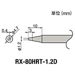 グット 替こて先 1.2D型 RX-802/822/852AS用