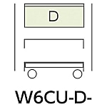 ヤマテック スペシャルワゴン W600×D400 移動式 超深型1段